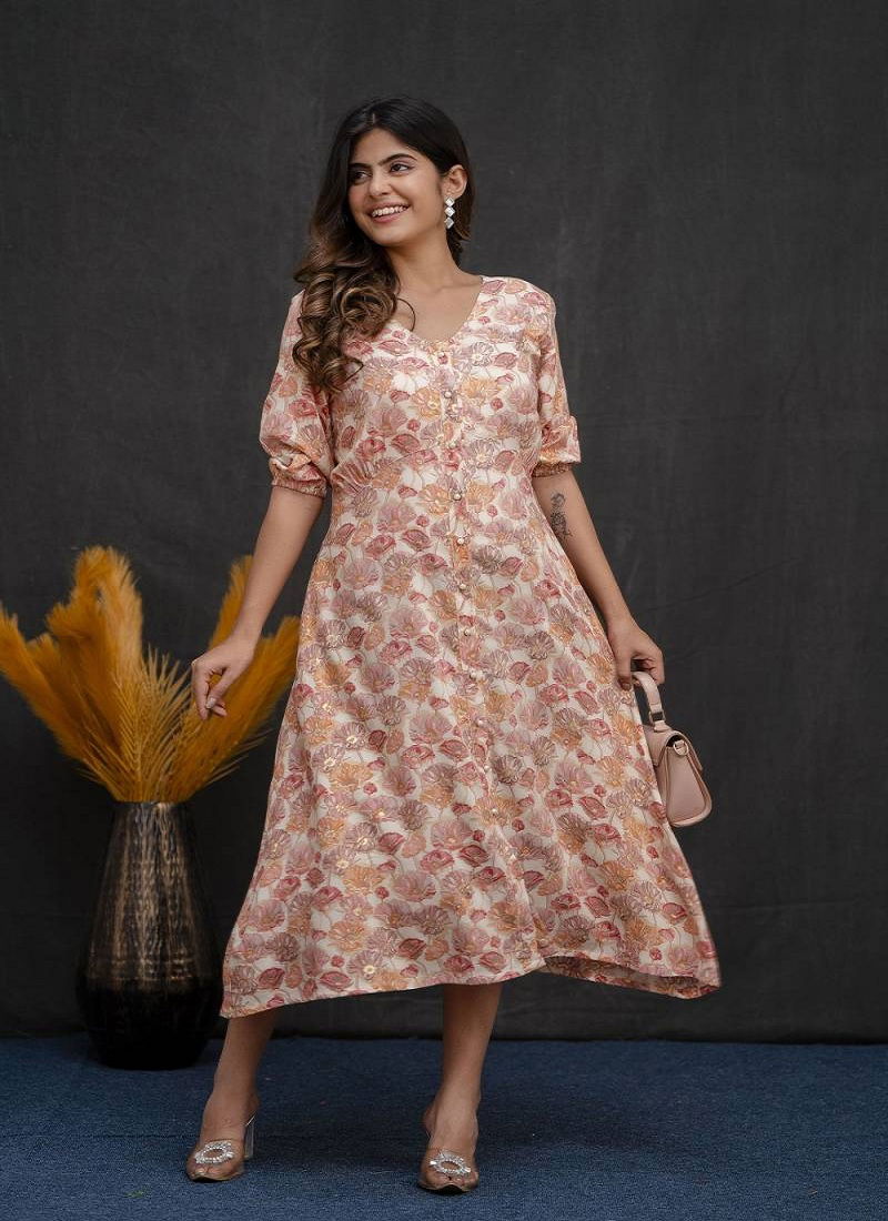Stylee Girl 10 Rayon Foil Printed Party Wear Dresss   
Wholesale Market In Surat With Price
